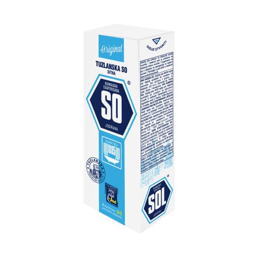 Solana Tuzla Kuhinjska so TUZLANSKA sitna jodirana 500g Slike