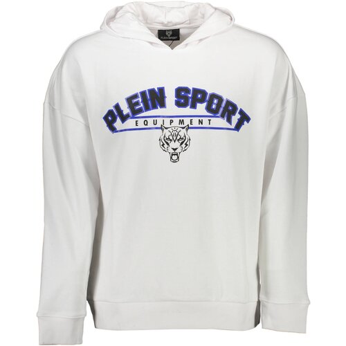 Plein Sport SWEATSHIRT WITHOUT ZIP MAN WHITE Slike
