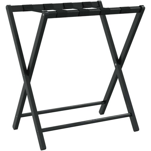 VidaXL stalak za prtljagu crni 68 5 x 38 x 58 cm od bambusa Slike