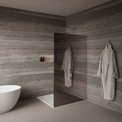AQUAART Tu&scaron; stijena Vetro mirror 80F 80x200 cm, krom Cijene