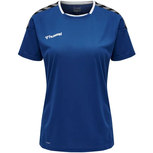 Hummel Tehnička sportska majica plava / tamo siva / crna / bijela