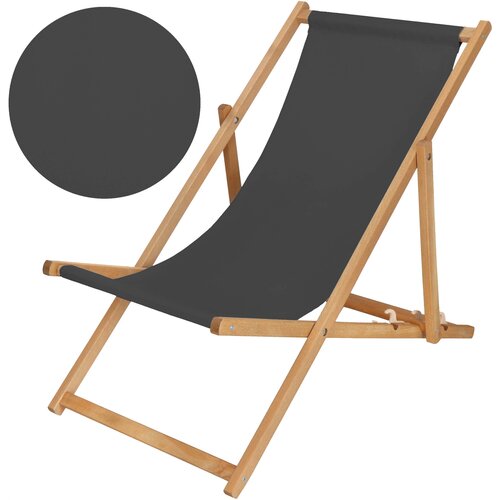 springos Zložljiv ležalnik, idealen za vrt, plažo ali balkon – impregniran les, (5000006713) Cene