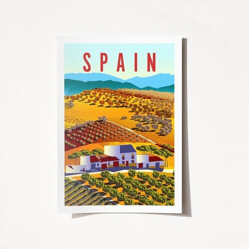Wallity Poster &Scaron;panija-2000, 42x59,4 cm Cijene