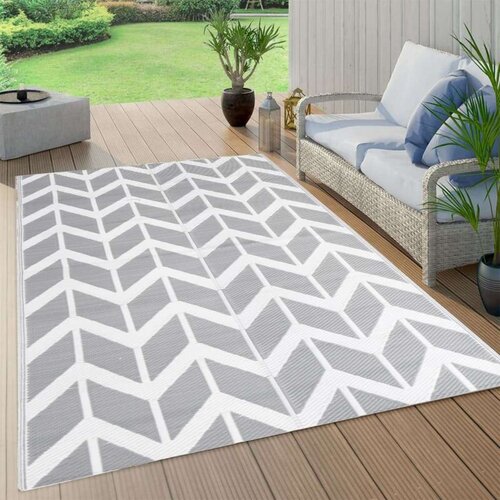 Vanjski tepih sivi 120 x 180 cm PP Cijene