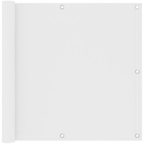 vidaXL Balkonsko platno belo 90x500 cm oksford blago Cene