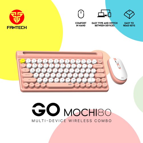 Fantech WK-897 GO Mochi80 Combo mis tastatura wireless narandzasti Cene