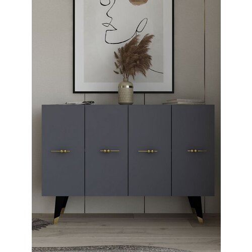 Hanah home Konzolni sto Quart Salkım, 120x80x29.6 cm, Antracit Cene
