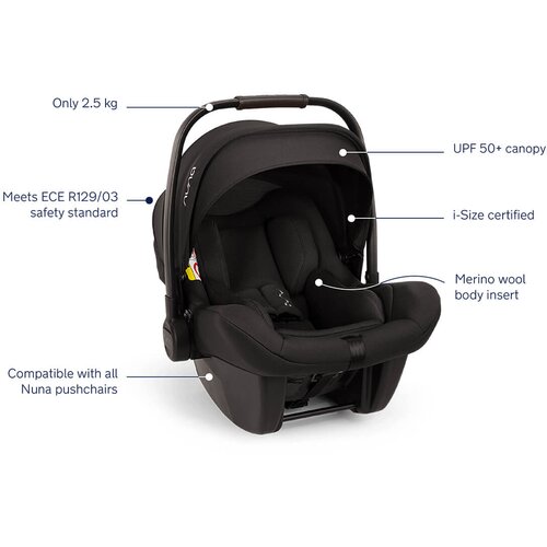 Nuna&amp;reg; dječja autosjedalica pipa&amp;trade; lite (40-83 cm) caviar Slike