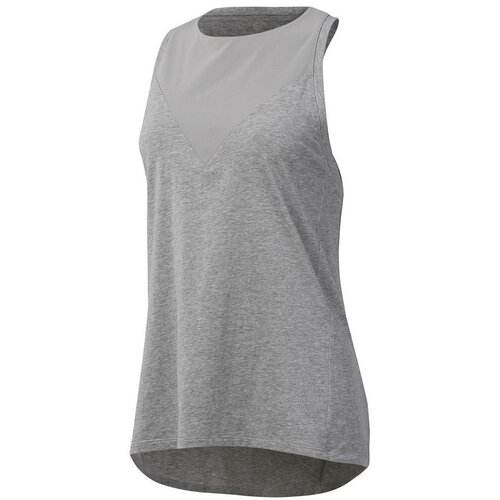 Reebok Majice s kratkimi rokavi TS Racer Tank Siva Slike