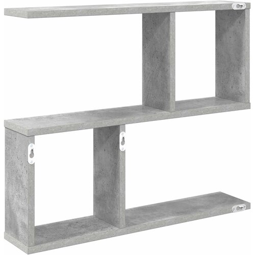  Polica na zidu Betonska siva 60 x 12 x 50,5 cm Slike