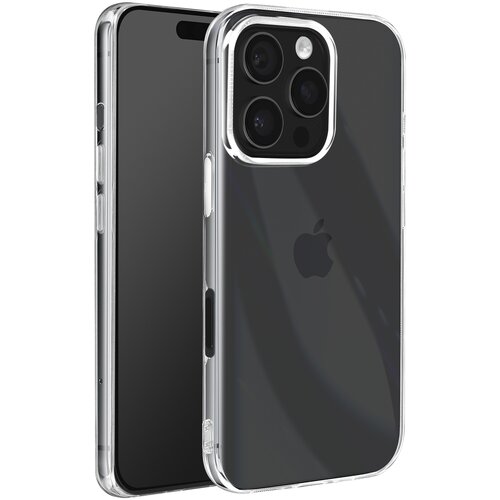 AVIZAR Ohišje za iPhone 16 Pro Max Silikonsko mehko tanko lahkotno oblikovanje, Prozorno, (5000011831) Cene