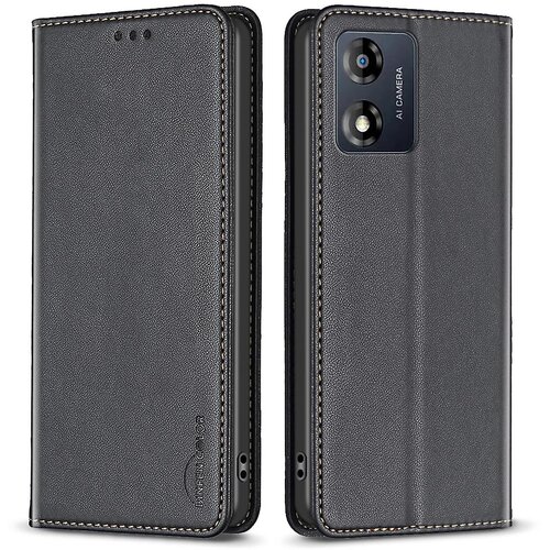 INORCO BINFEN COLOR BF18 Za Motorola Moto E13 4G Card Slot Design Phone Cover Usnjena torbica za telefon s stojalom, (22036132) Slike