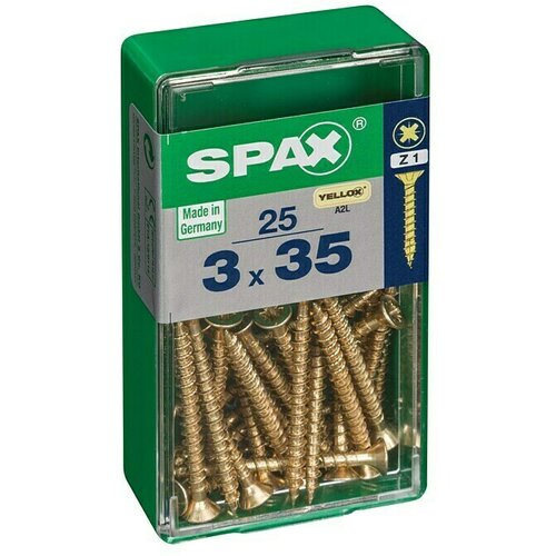 SPAX Univerzalni vijak (3 x 35 mm, Celotni navoj, 25 kos) Slike