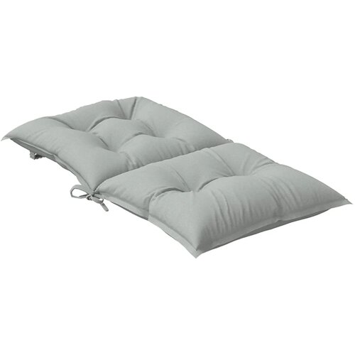  Jastuci za stolice 4 kom svjetlosivi 120x50x7cm tkanina Slike
