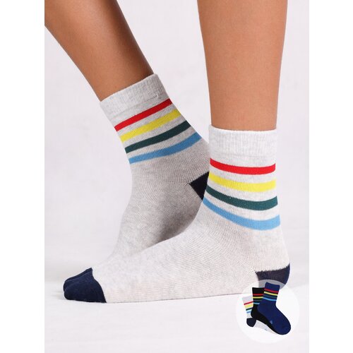 Yoclub Kids's Boys' Socks Stripes 3-Pack SKA-0157C-A300 Cene