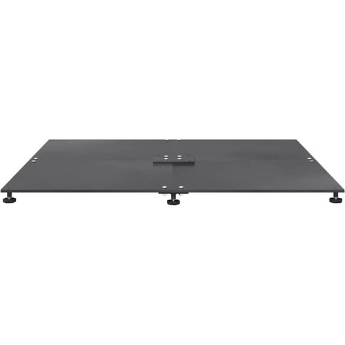  Baza za suncobran Tamno siva 100 x 100 x 4 cm Čelik Slike