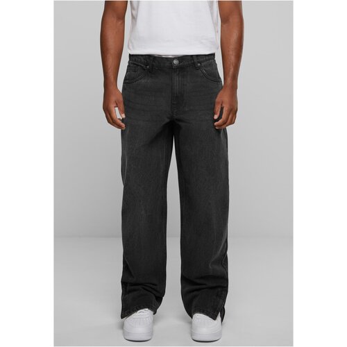 UC Men Men&amp;#039;s Heavy Ounce Straight Fit Zipped Jeans - Black Slike
