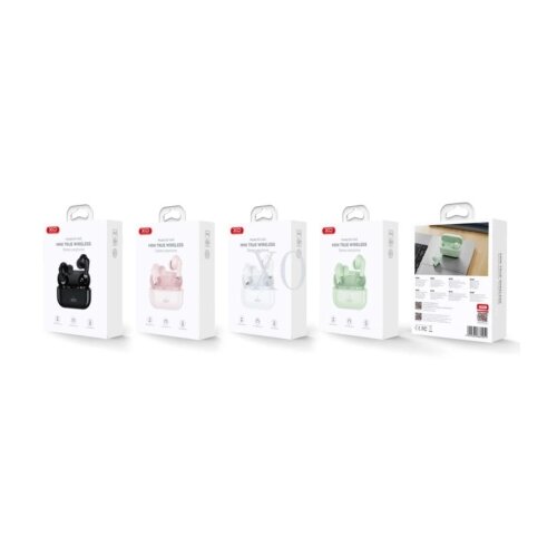 XO Nuoke TWS Bluetooth Slu&amp;scaron;alice sa mikrofonom X40 Green Slike