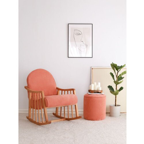 Atelier Del Sofa Fotelja Klea 68x93x80cm Koralna Cene