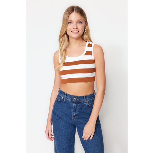 Trendyol Blouse - Brown - Slim fit Slike