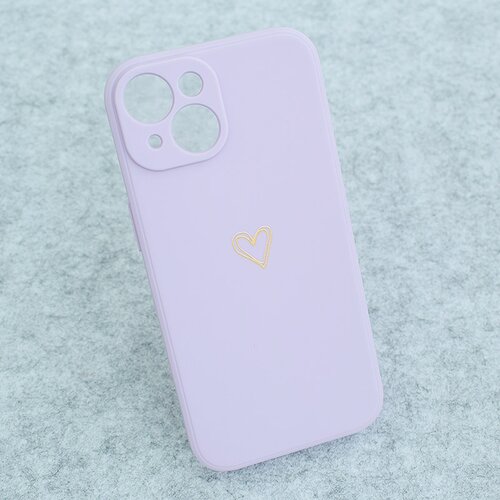  Maska za iPhone 13 Golden Heartbeat ljubičasta Cene
