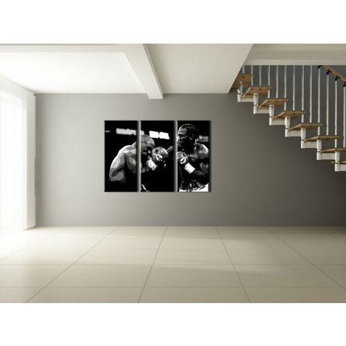  Ročno izdelana slika POP Art Tyson vs. Lewis 3-delna  (POP ART) Cene