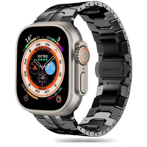 TECH-PROTECT STAINLESS LINE narukvica za APPLE WATCH 4/5/6/7/8/9/SE (42 / 44 / 45 / 49 MM) BLACK Cijene