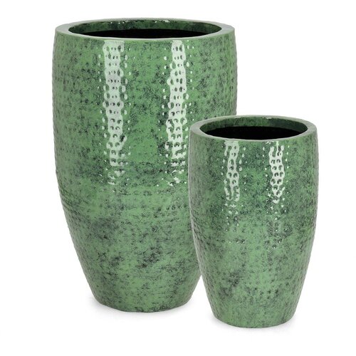 BIZZOTTO Metalne/emajlirane ručno rađene posude za cvijeće u setu 2 kom &amp;oslash; 45 cm Nirad &amp;ndash; Slike