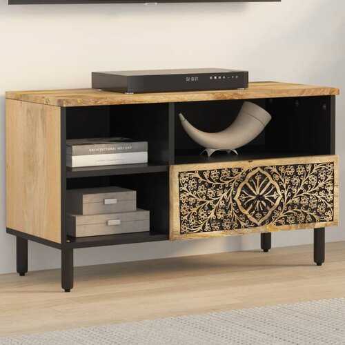vidaXL TV omarica 80x33x46 cm trden mangov les Cene
