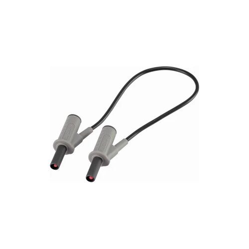 Voltcraft Visokofleksibilni varnostni merilni kabel [lamelni vtič 4 mm - lamelni vtič 4 mm] 0.25 m črne barve MSB-501 10 A, (20422920) Cene