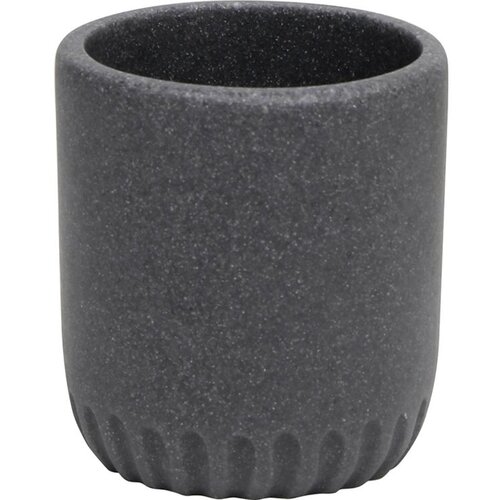 Tendance čaša za četkice za zube 9Cm poliresin tamno siva Slike