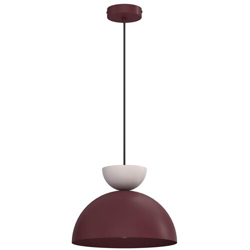  Luster na sajli NEVIS 1xE27/15W/230V prečnik 29 cm bordo Cene