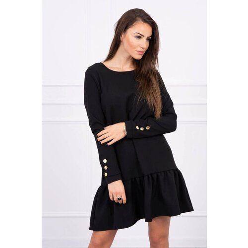 Kesi marka niezdefiniowana Dress with a flounce black Cijene