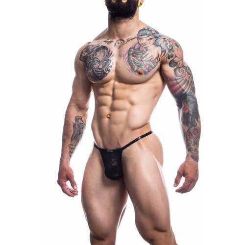 Cut4Men L4CE02 G-string with Lace Black S/M Cene