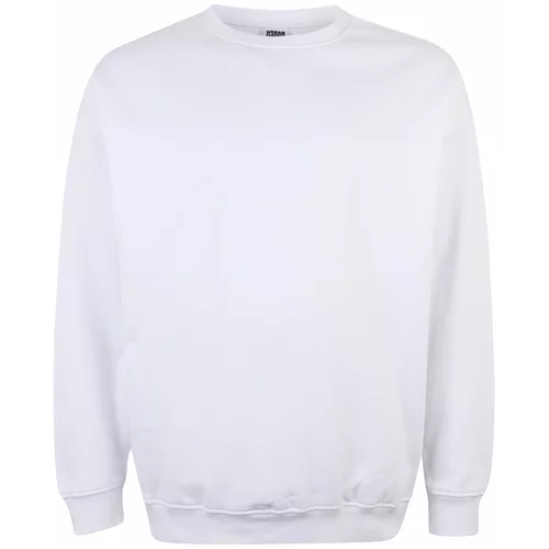 Urban Classics Sweater majica 'Crewneck' bijela