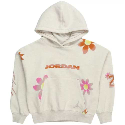 Jordan Sweater majica žuta / svijetlosiva / narančasta / roza