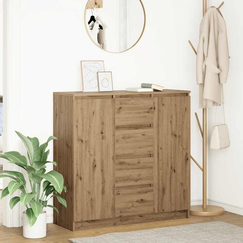 vidaXL Komoda s ladicama 100,5x35x98,5 cm konstruirano drvo Cijene