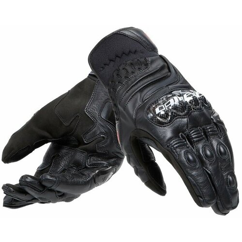 Dainese Carbon 4 kratke kožne rukavice crn/crn l Slike