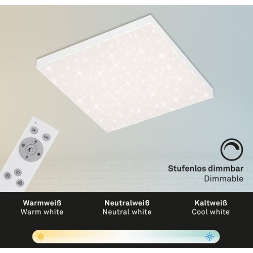 BRILONER 7381-116 - led prigu&amp;scaron;iva plafonska svetiljka starry sky LED/24W/230V+ do Slike