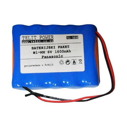 Telit Power Baterija NiMH 6V 1600mAh za IKO3 HeartMirror EKG Cene