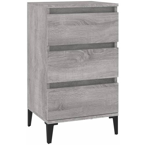 Maison Chic Nočna omarica - Nočna miza siva sonoma 40x35x70 cm inženirski les, (21688000) Cene