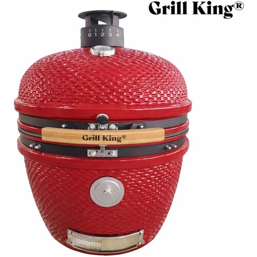 Grill King Kamado EGG PRO MAX 24" Series III keramički roštilj s dimilicom + bogata oprema, 61 cm Cene