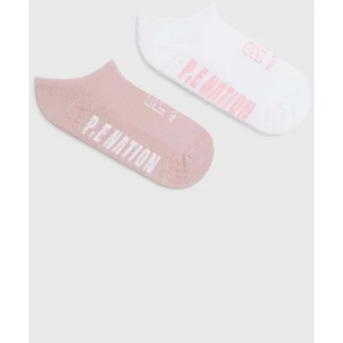P.E Nation Čarape 2-pack za žene, boja: ružičasta