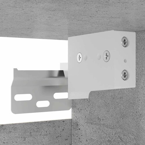  Zidni TV ormarići 2 kom siva boja betona 30,5 x 30 x 30 cm Slike