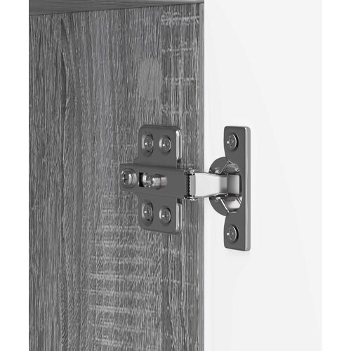  Kreveta Siva sonoma 89 x 34,5 x 80 cm Konstruirano drvo Slike
