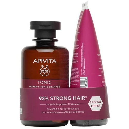 Apivita Set protiv opadanja kose Tonic Hairloss &Scaron;ampon, 250 ml + Regenerator, 150 ml Cene