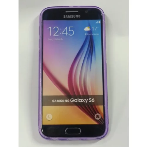  S silikonski ovitek Samsung Galaxy S6 G920 vijola
