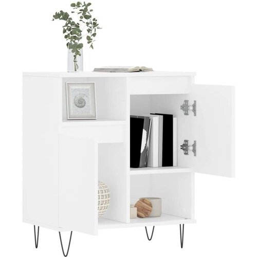 VidaXL Komoda bijela 60 x 35 x 70 cm od konstruiranog drva Slike