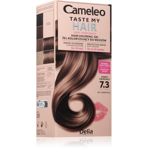 Delia Cosmetics Cameleo Taste My Hair začasna barva za lase odtenek 7.3 Honey Hazelnut 1 kos Slike
