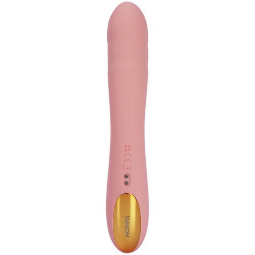 Svakom Ava Neo Interactive Thrusting Vibrator Peach Slike